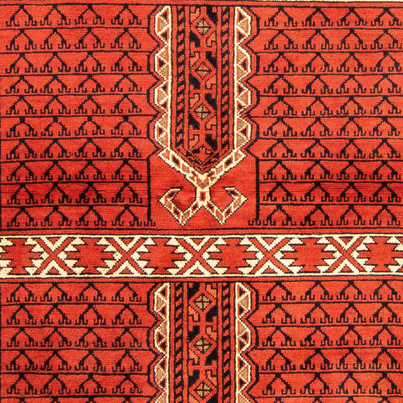 Tapis afghan - 174 x 118 cm - rouille