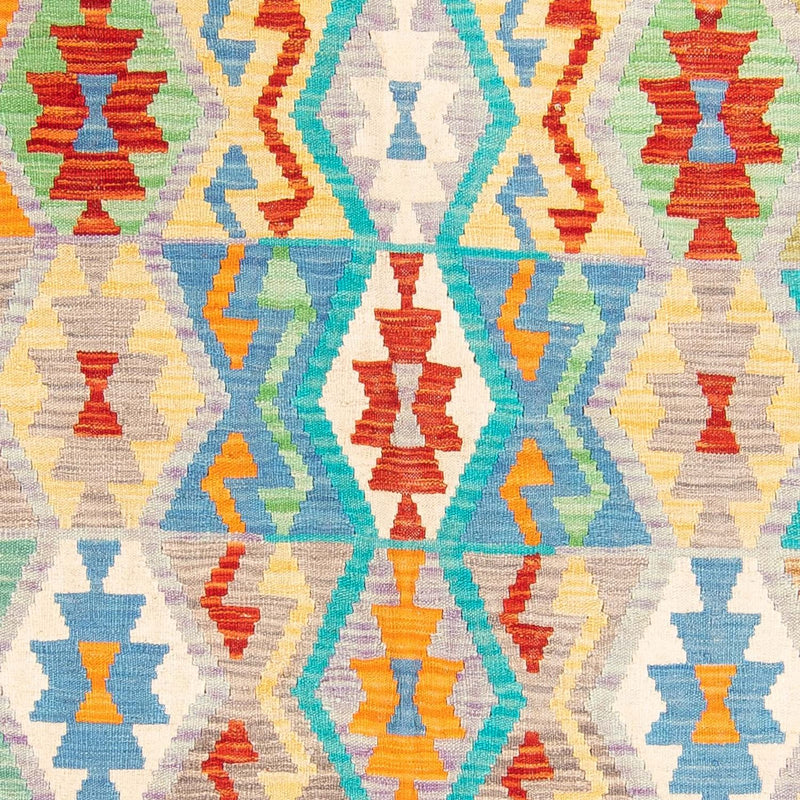 Tapis Kelim - Splash - 203 x 152 cm - multicolore