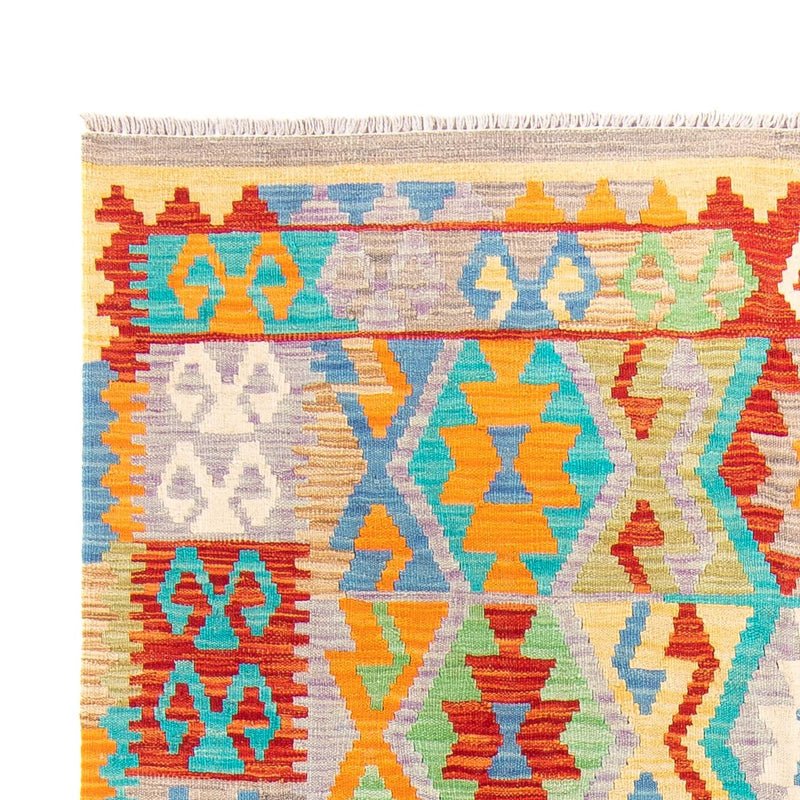 Tapis Kelim - Splash - 203 x 152 cm - multicolore