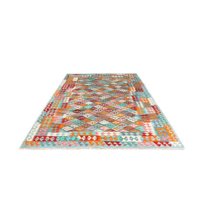 Tapis Kelim - Splash - 305 x 202 cm - multicolore