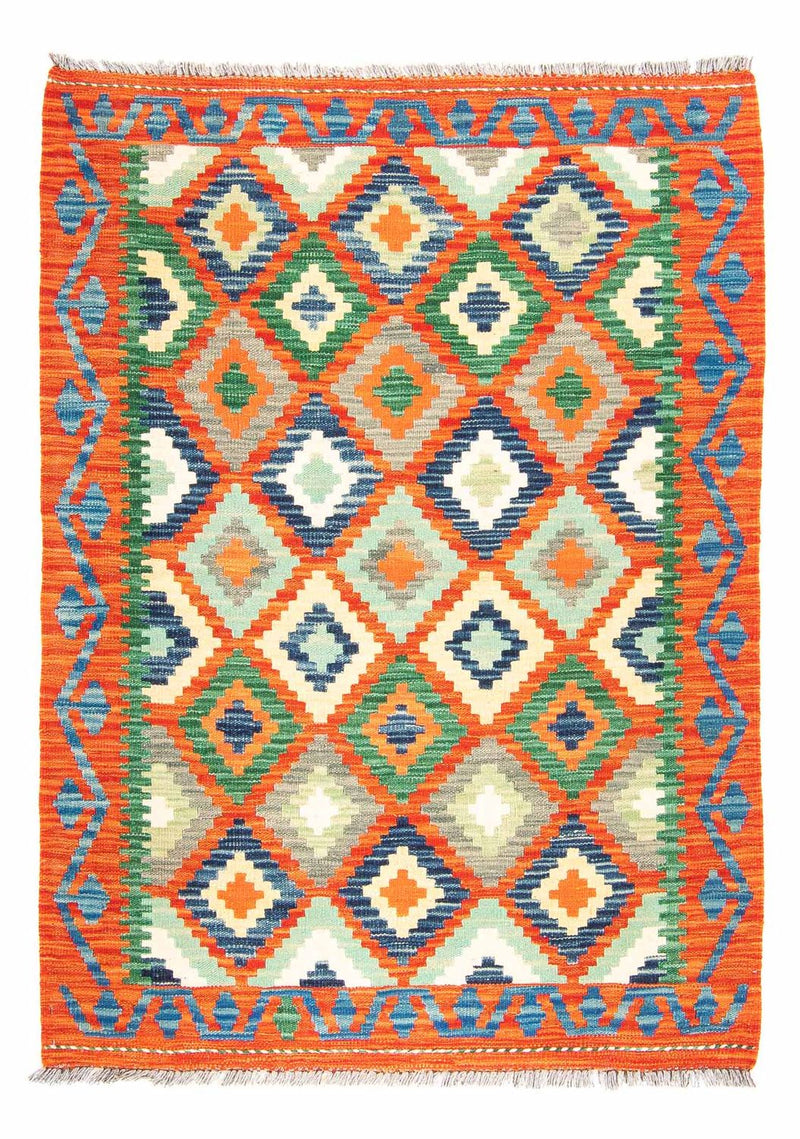 Tapis Kelim - Splash - 150 x 102 cm - multicolore