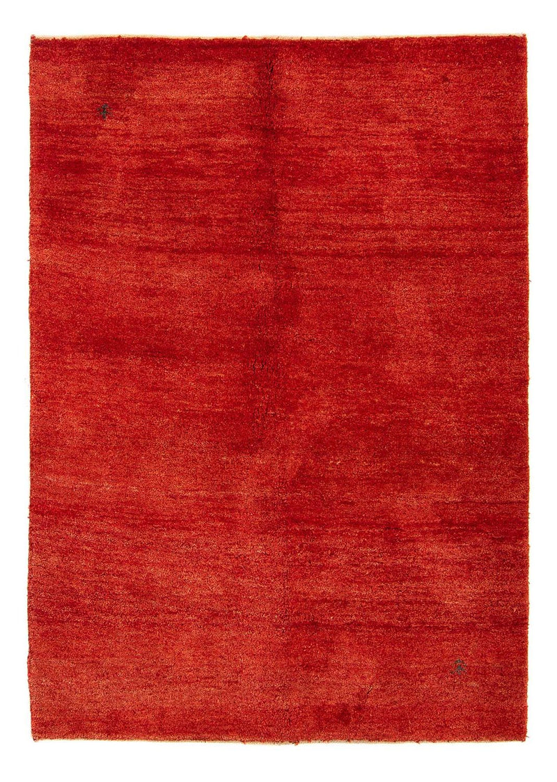 Tapis Gabbeh - Loribaft Persan - 182 x 122 cm - rouge foncé