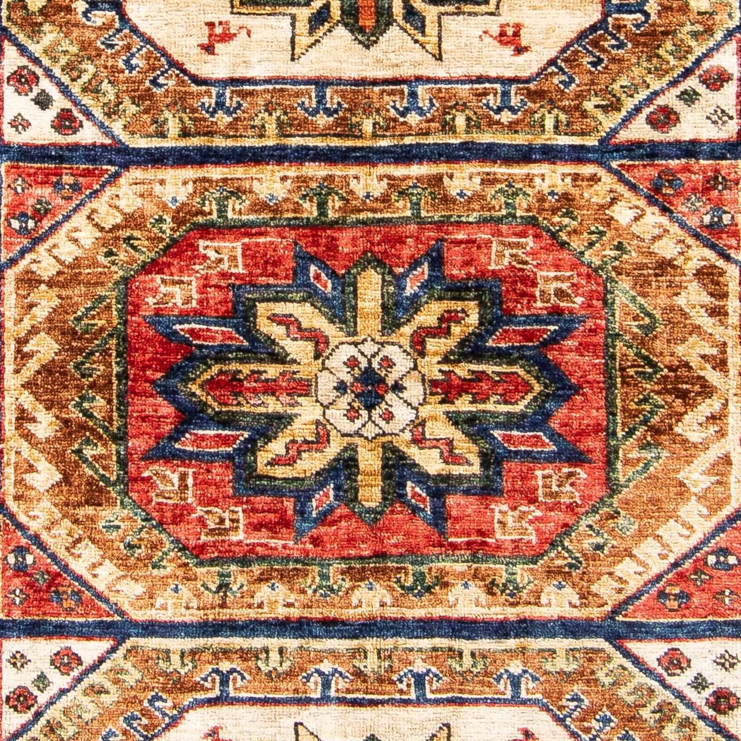 Tapis afghan - 185 x 122 cm - bleu foncé