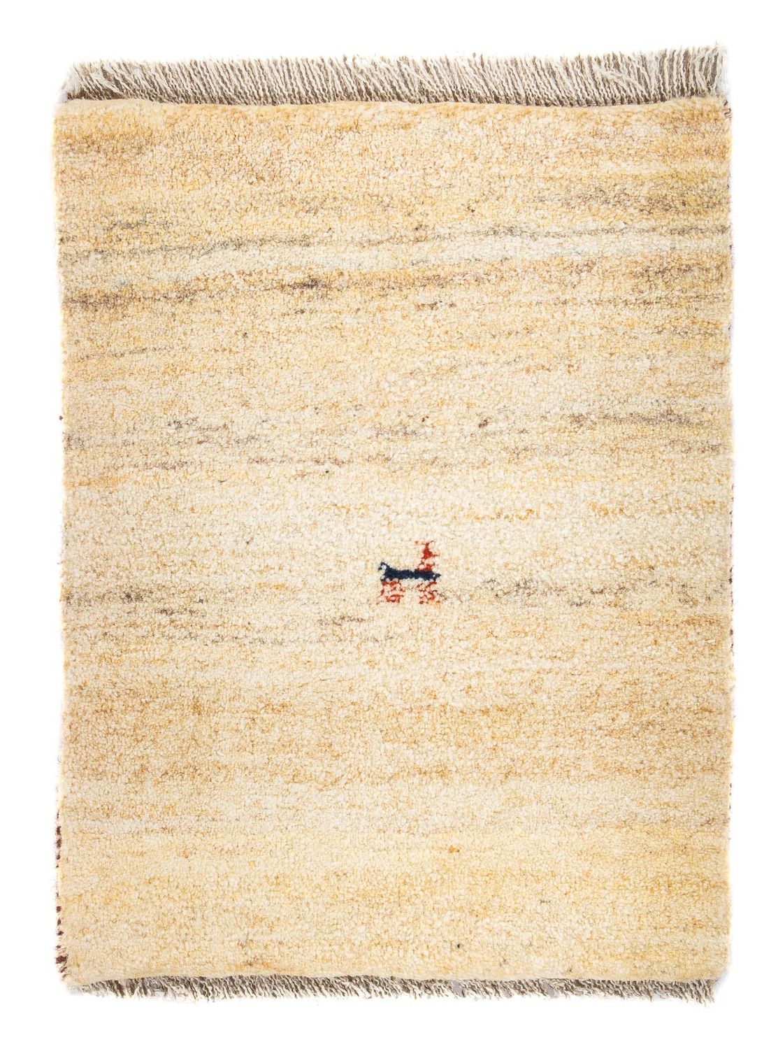 Tapis Gabbeh - Loribaft Persan - 60 x 40 cm - beige