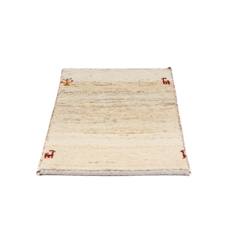 Tapis Gabbeh - Loribaft Persan - 60 x 40 cm - beige