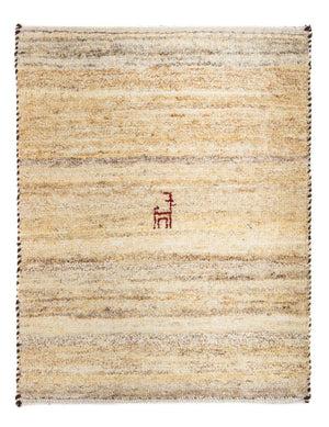 Gabbeh Teppich - Perser 60 x 40 cm - beige