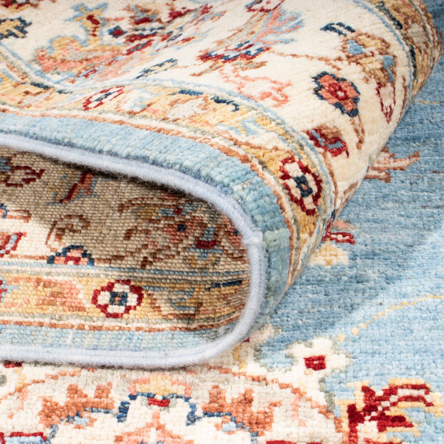 Tapis Ziegler - 183 x 125 cm - bleu clair
