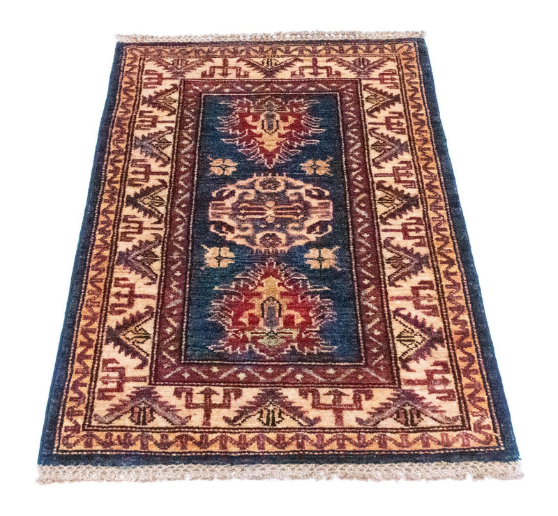 Tapis Ziegler - Kazak - 97 x 61 cm - bleu