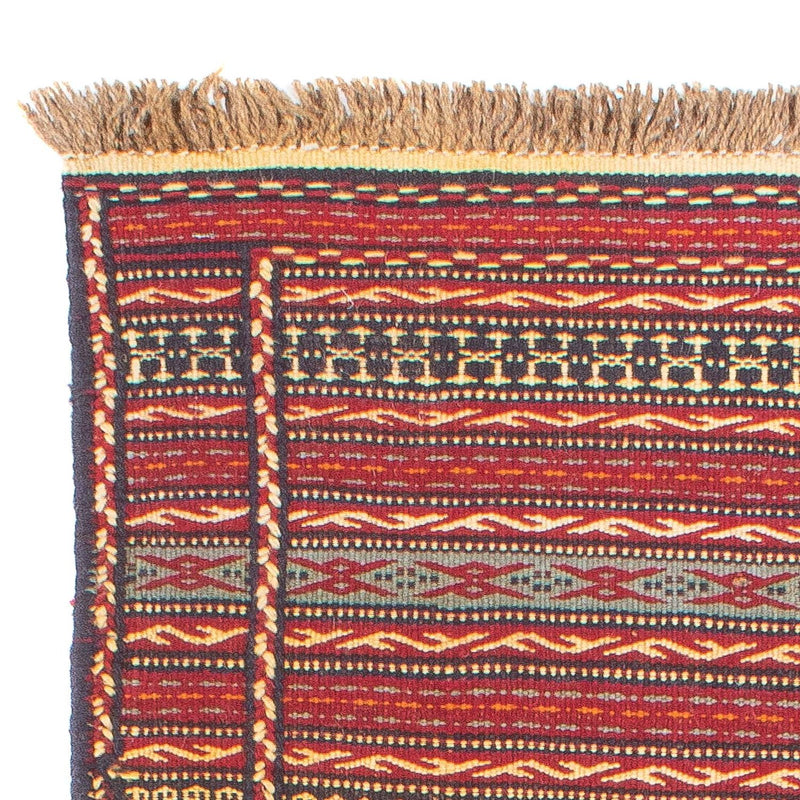 Tapis de couloir Tapis Kelim - Oriental - 200 x 72 cm - multicolore