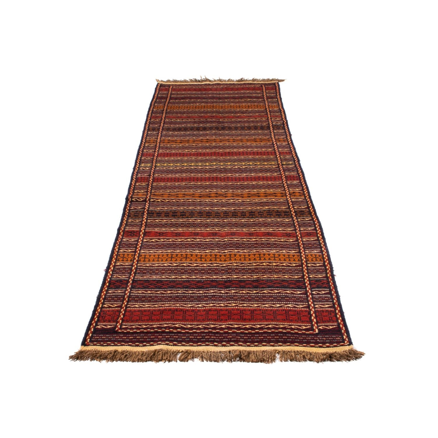 Tapis de couloir Tapis Kelim - Oriental - 305 x 80 cm - multicolore