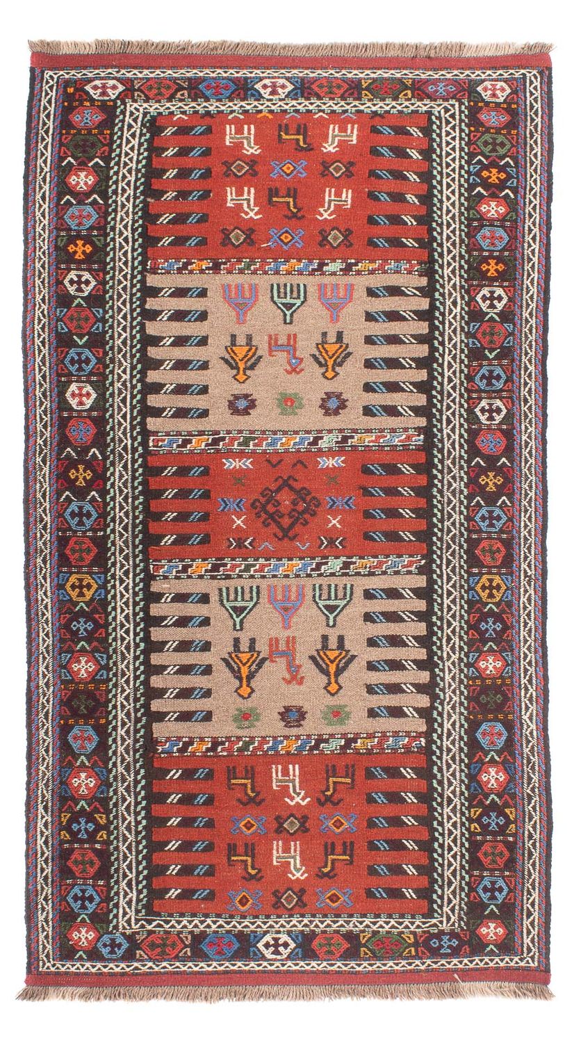 Läufer Kelim - Oriental - 200 x 100 cm - mehrfarbig