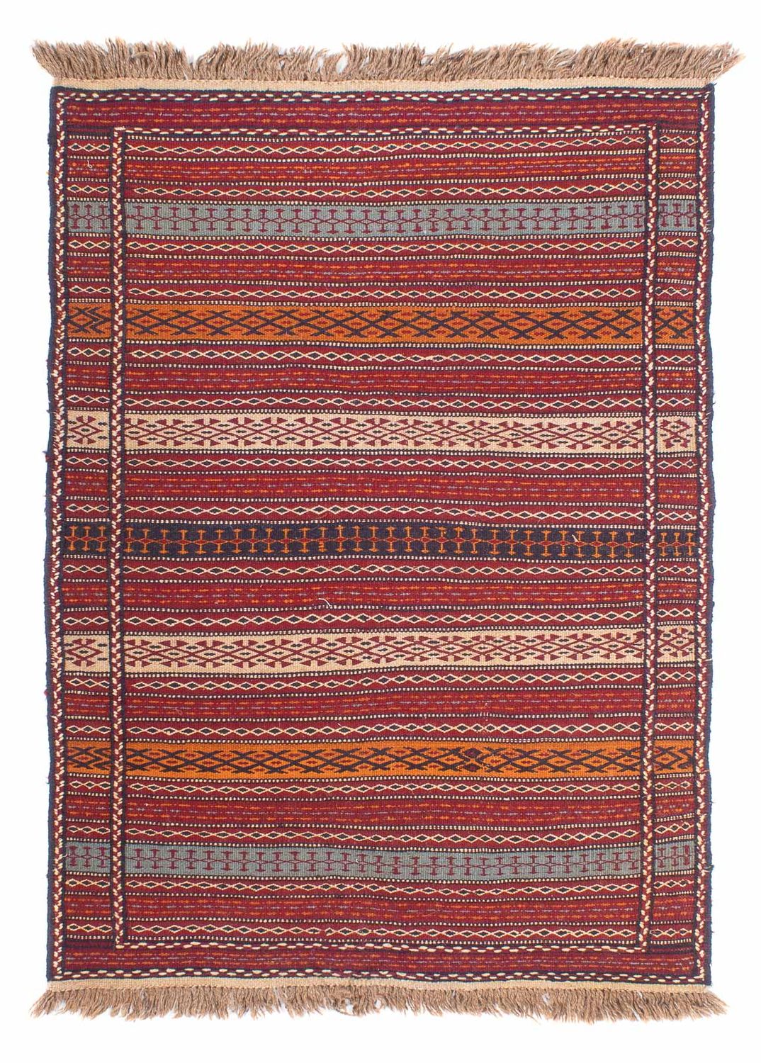 Kelim Teppich - Oriental - 148 x 100 cm - mehrfarbig