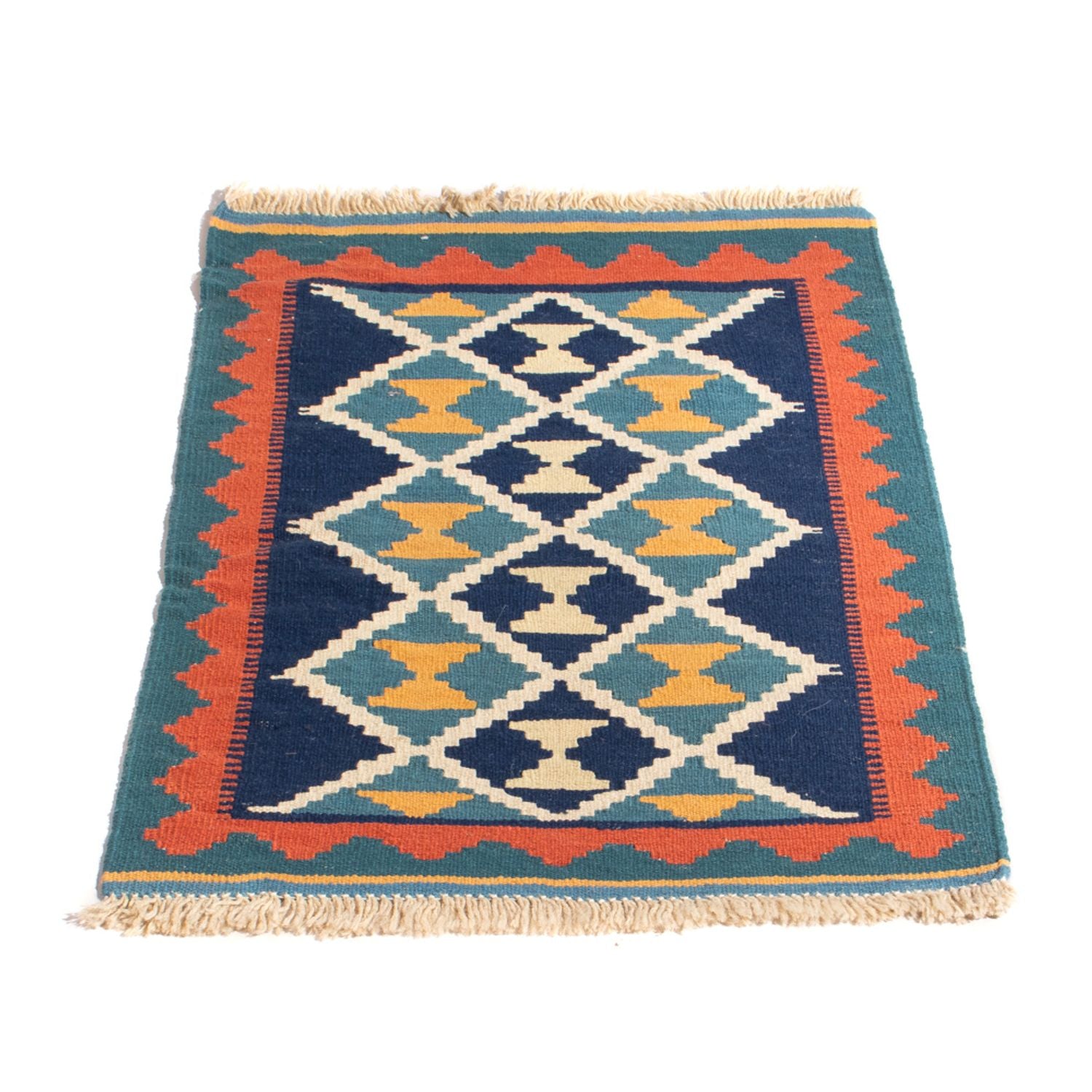 Kelim Teppich - Oriental - 87 x 57 cm - mehrfarbig