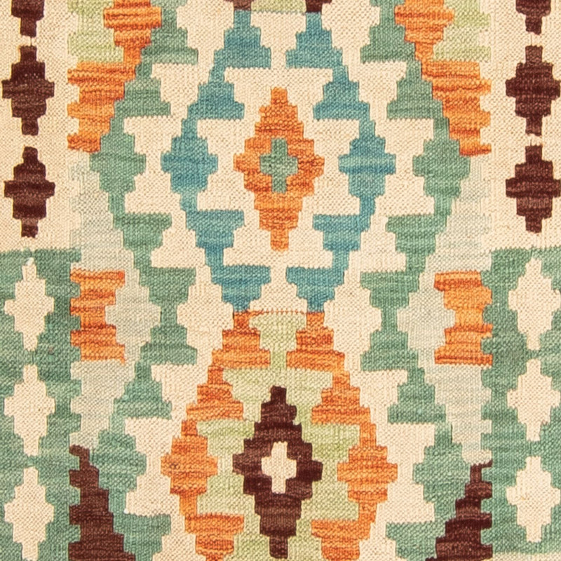 Tapis de couloir Tapis Kelim - Splash - 304 x 75 cm - multicolore