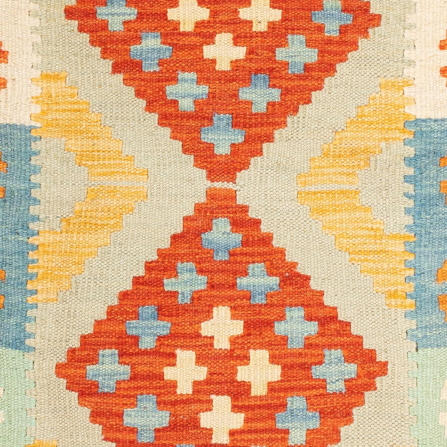 Tapis Kelim - Splash - 89 x 63 cm - multicolore
