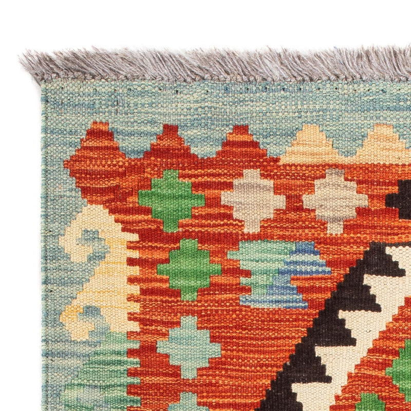 Tapis Kelim - Splash - 89 x 63 cm - multicolore