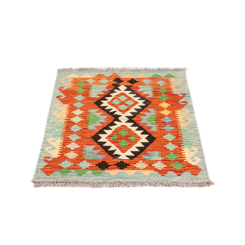 Tapis Kelim - Splash - 89 x 63 cm - multicolore