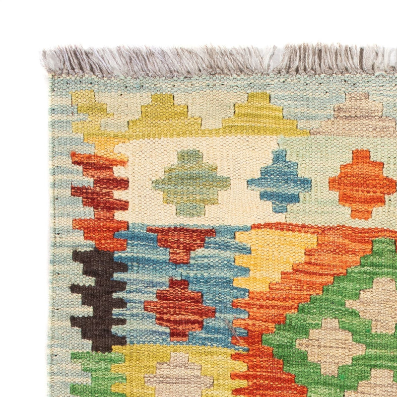 Tapis Kelim - Splash - 89 x 63 cm - multicolore