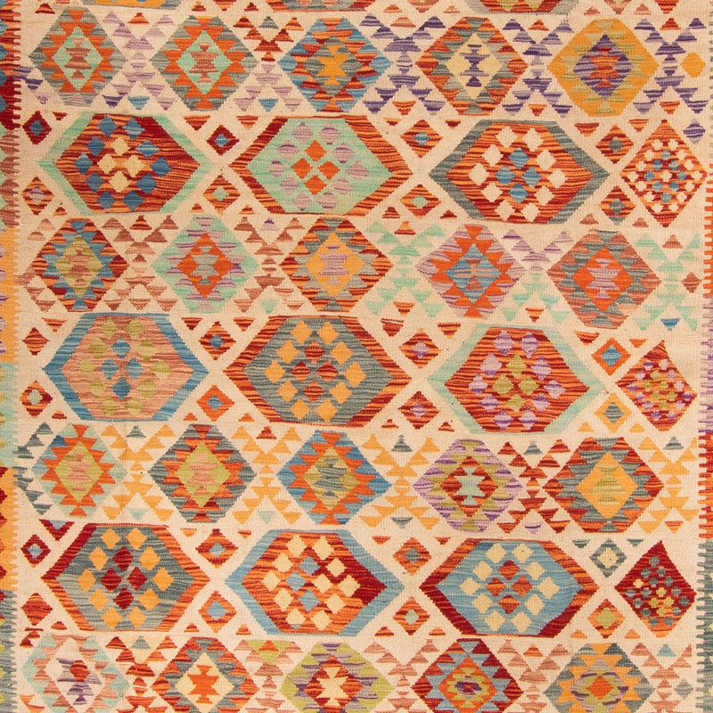 Tapis Kelim - Splash - 401 x 303 cm - multicolore
