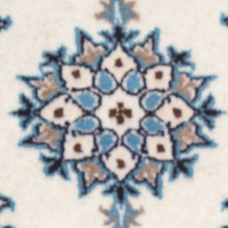 Tapis persan - Nain - 60 x 40 cm - crème