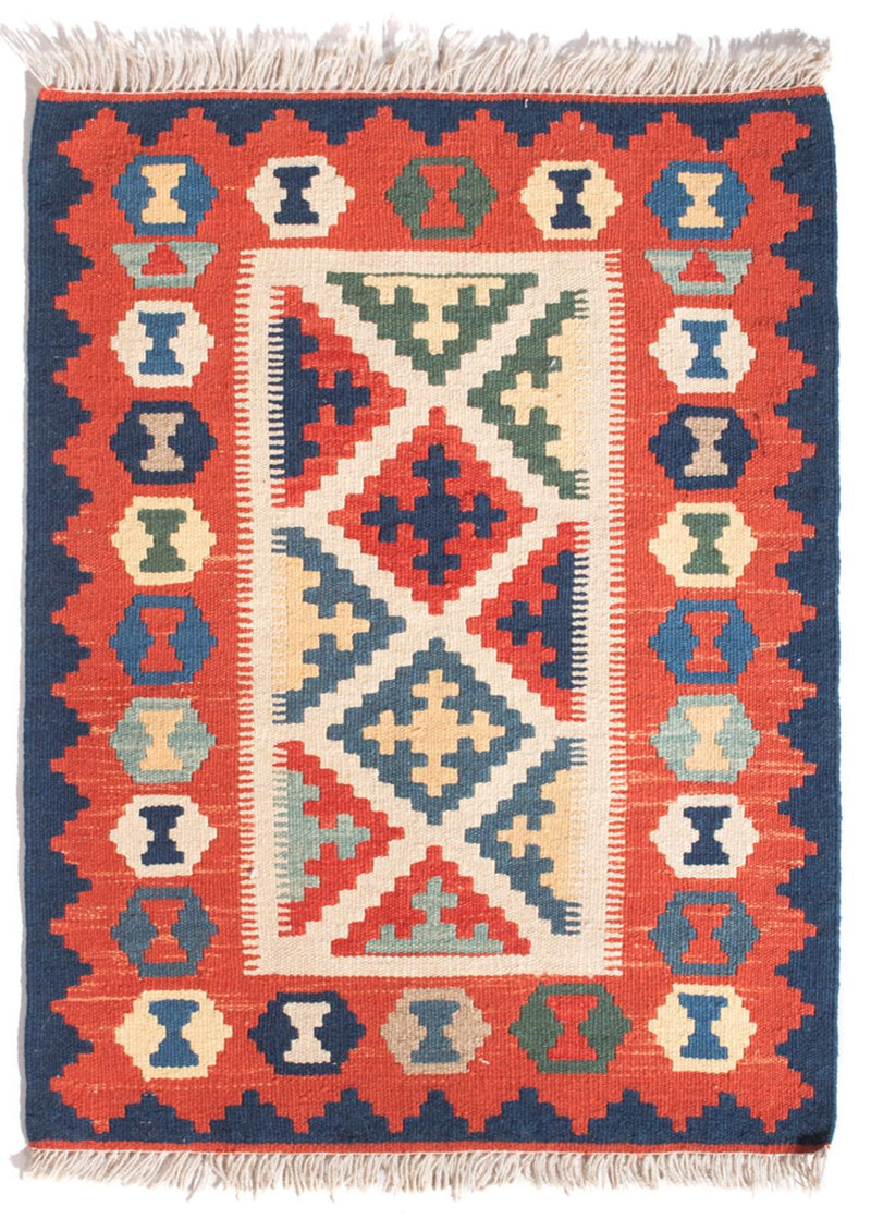 Tapis Kelim - Oriental - 94 x 70 cm - multicolore