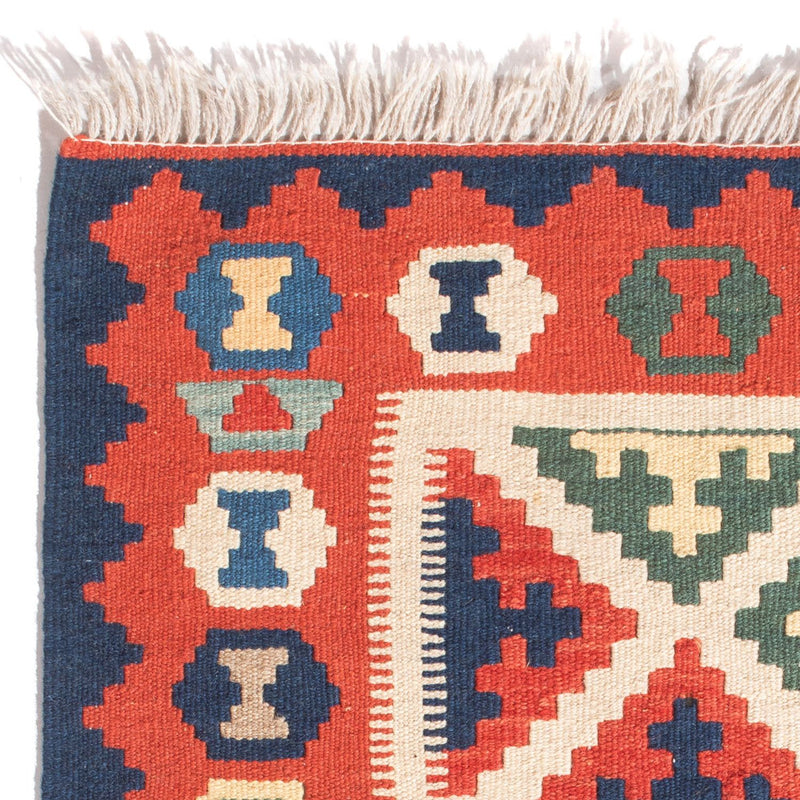 Tapis Kelim - Oriental - 94 x 70 cm - multicolore