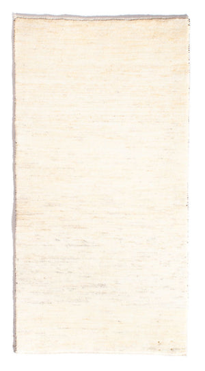 Tapis Gabbeh - Persan - 137 x 72 cm - crème