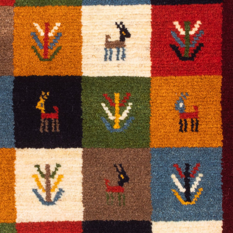 Tapis Gabbeh - Persan - 88 x 61 cm - multicolore
