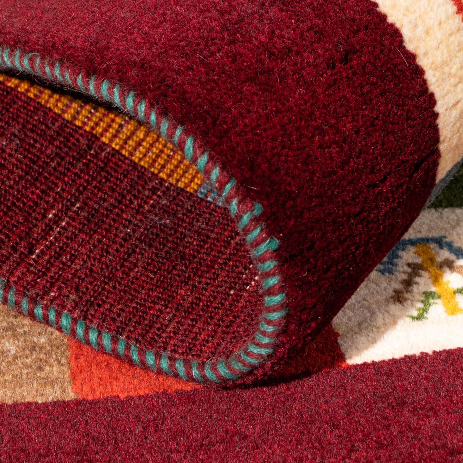 Tapis Gabbeh - Persan - 88 x 61 cm - multicolore