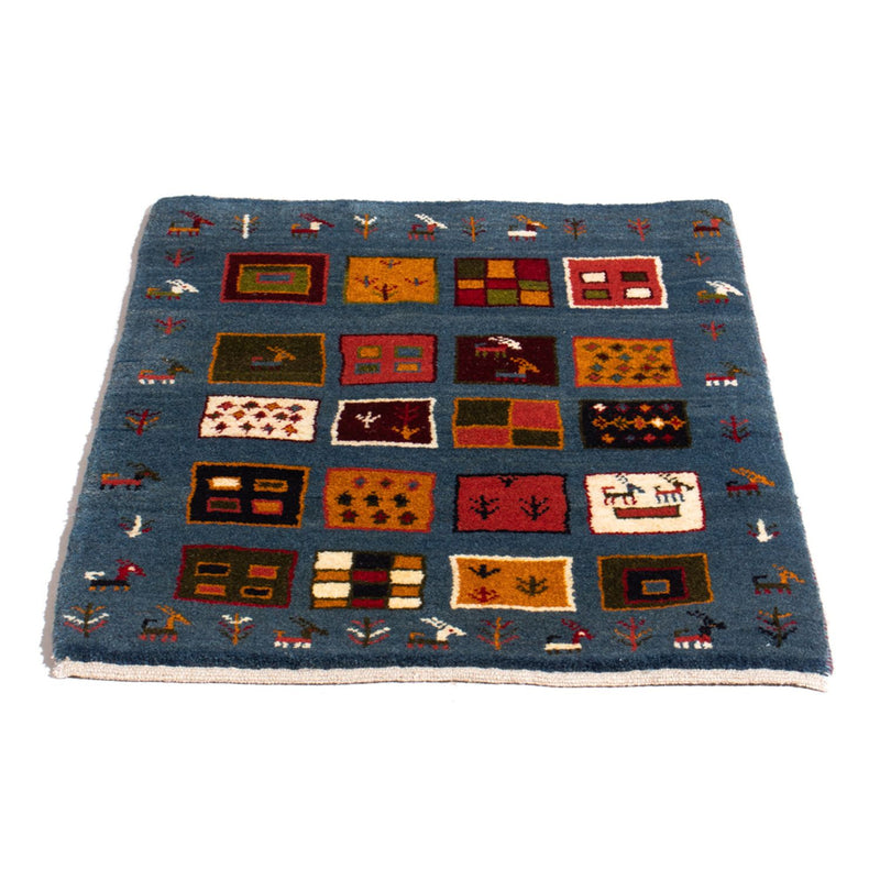 Tapis Gabbeh - Persan - 90 x 65 cm - multicolore