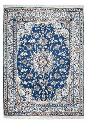 Tapis persan - Nain - 200 x 145 cm - bleu