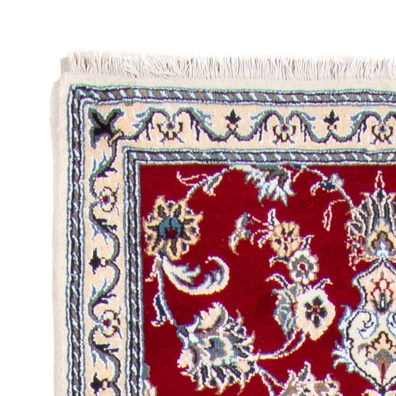 Tapis de couloir Tapis persan - Nain - 296 x 81 cm - rouge