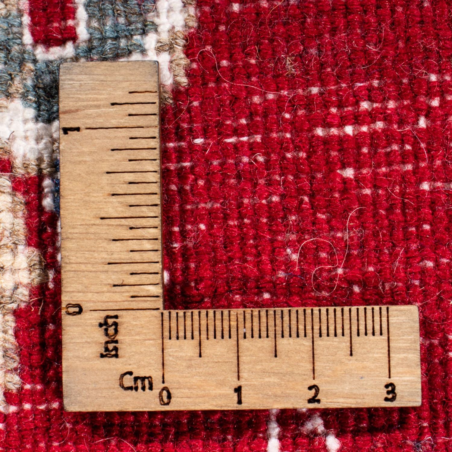 Tapis de couloir Tapis persan - Nain - 296 x 81 cm - rouge