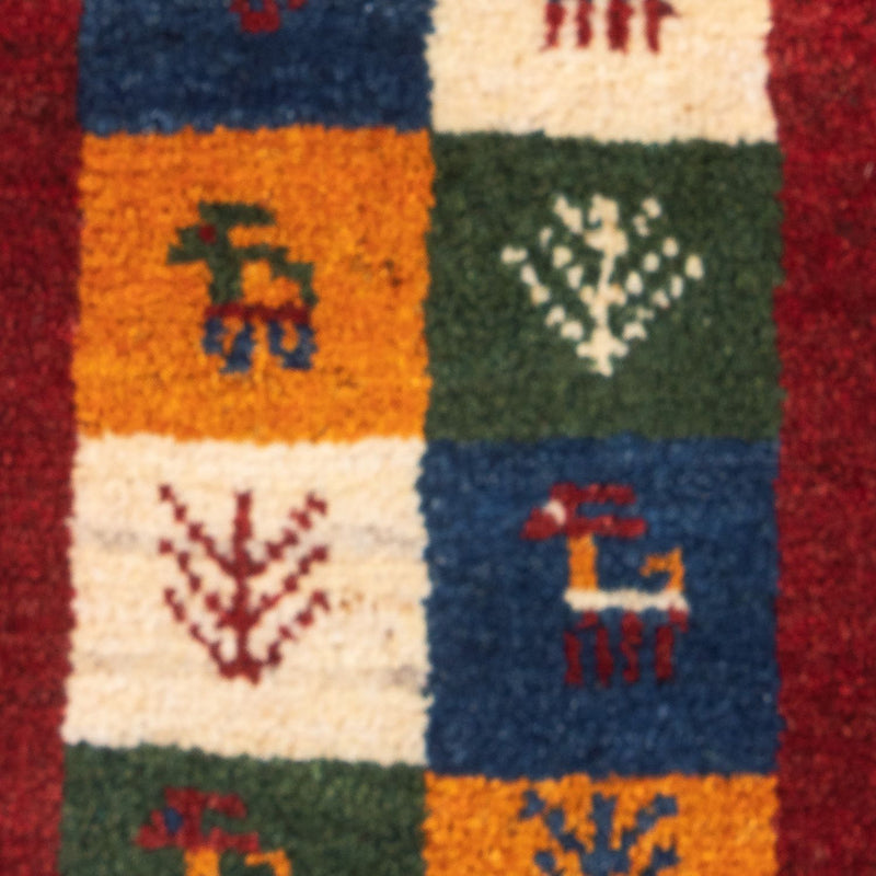 Tapis Gabbeh - Persan - 60 x 40 cm - multicolore