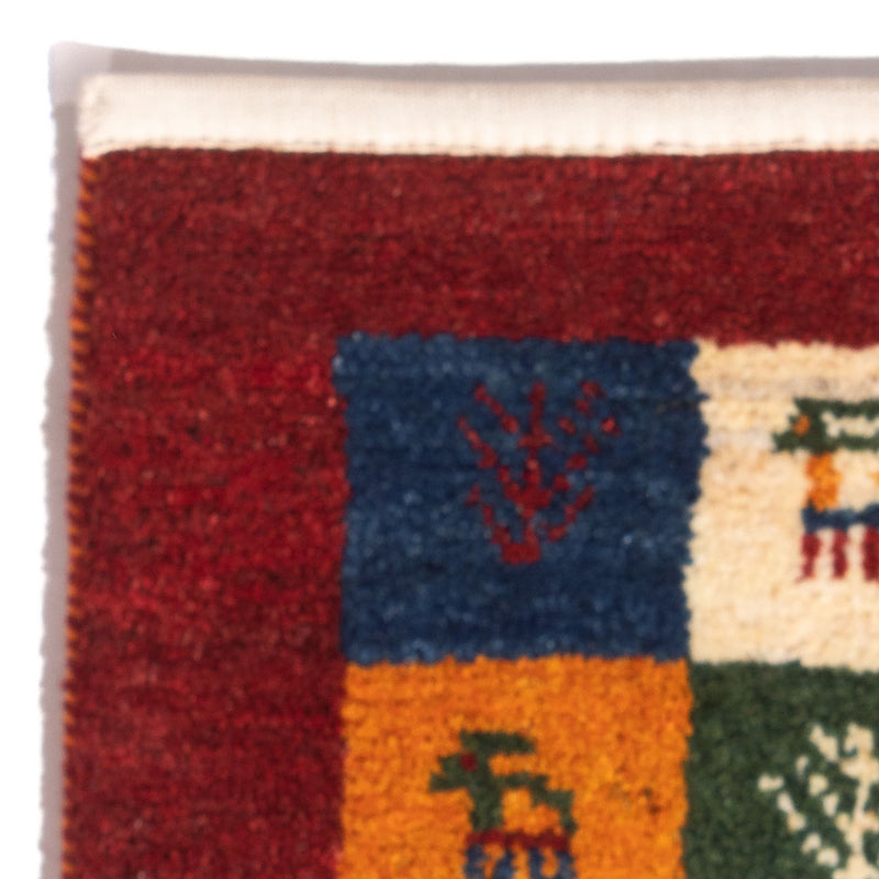 Tapis Gabbeh - Persan - 60 x 40 cm - multicolore