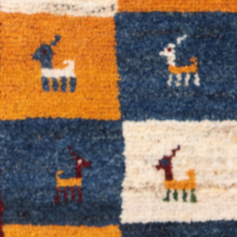 Tapis Gabbeh - Persan - 60 x 40 cm - multicolore