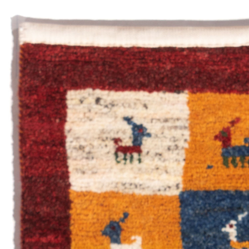 Tapis Gabbeh - Persan - 60 x 40 cm - multicolore