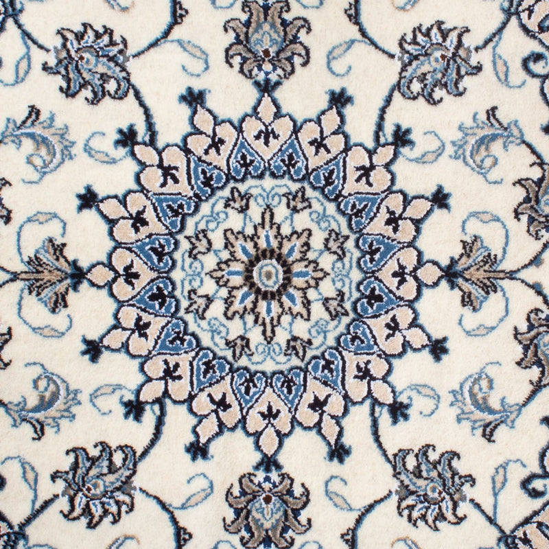 Tapis persan - Nain - 139 x 88 cm - crème