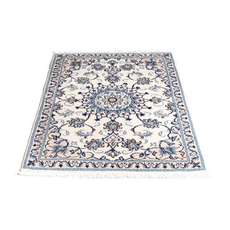Tapis persan - Nain - 139 x 88 cm - crème