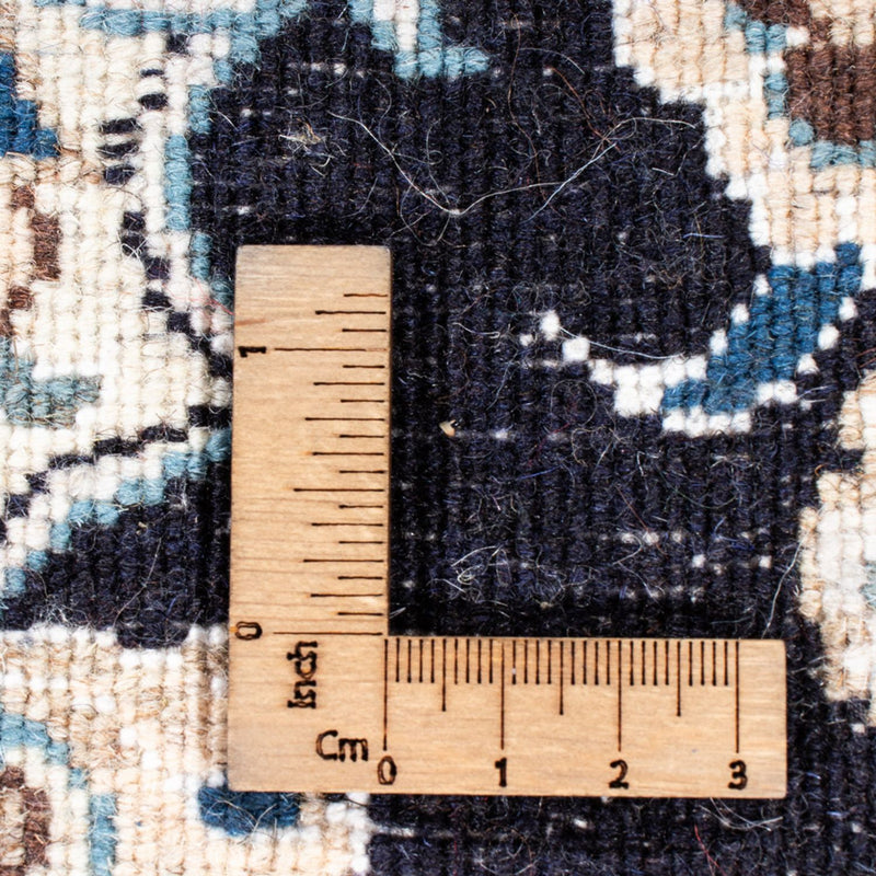 Tapis de couloir Tapis persan - Nain - 287 x 79 cm - bleu foncé