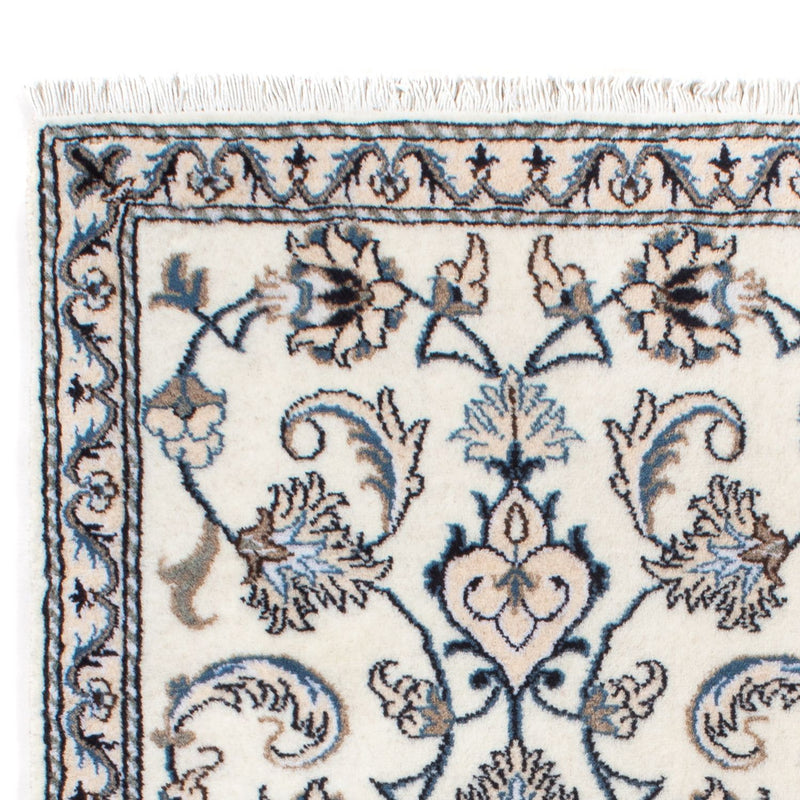 Tapis persan - Nain - 140 x 70 cm - crème
