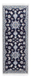 Läufer Perser - Nain - 202 x 78 cm - dunkelblau