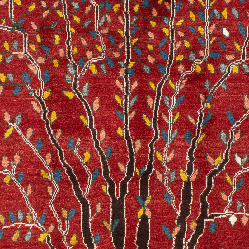 Tapis Gabbeh - Persan - 204 x 150 cm - rouge