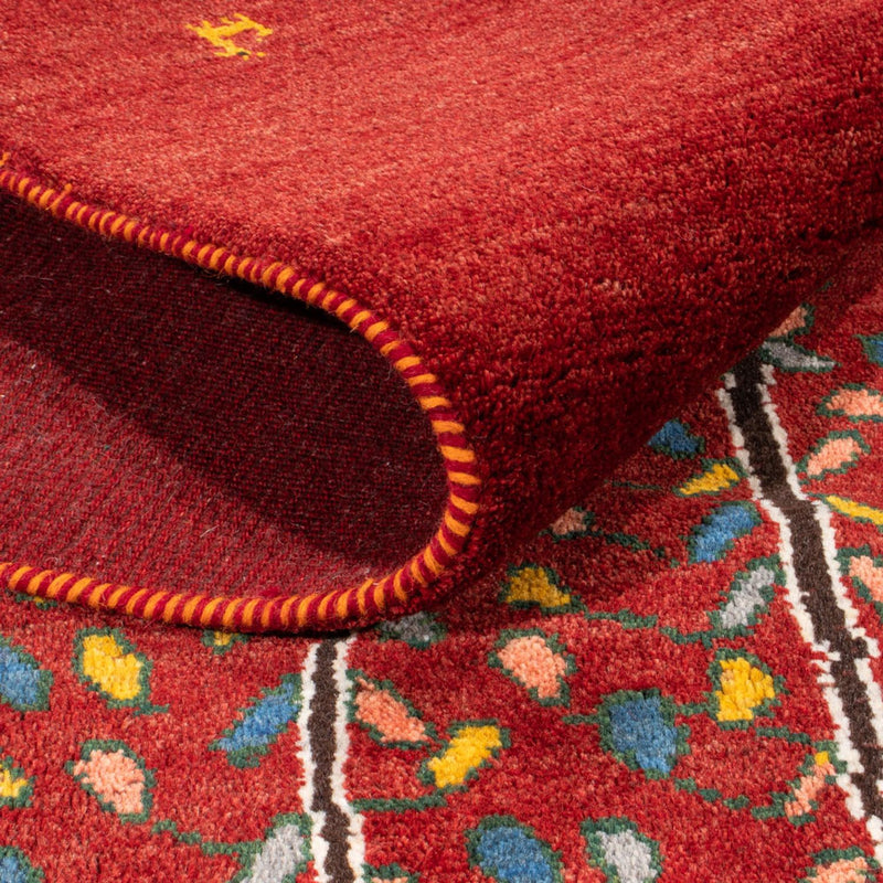 Tapis Gabbeh - Persan - 204 x 150 cm - rouge