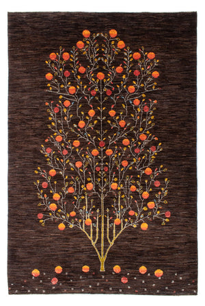 Tapis Gabbeh - Loribaft Persan - 260 x 172 cm - marron