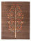 Tapis design - 249 x 187 cm - marron