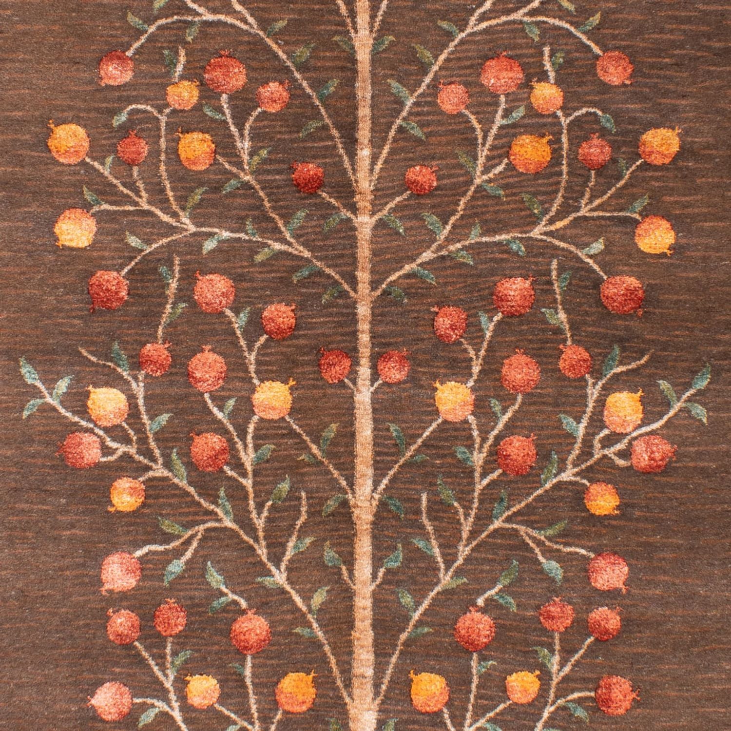 Tapis design - 249 x 187 cm - marron