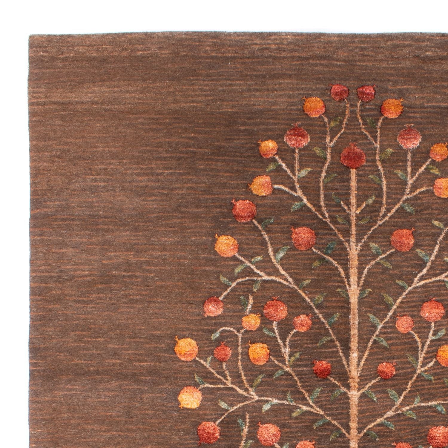 Tapis design - 249 x 187 cm - marron