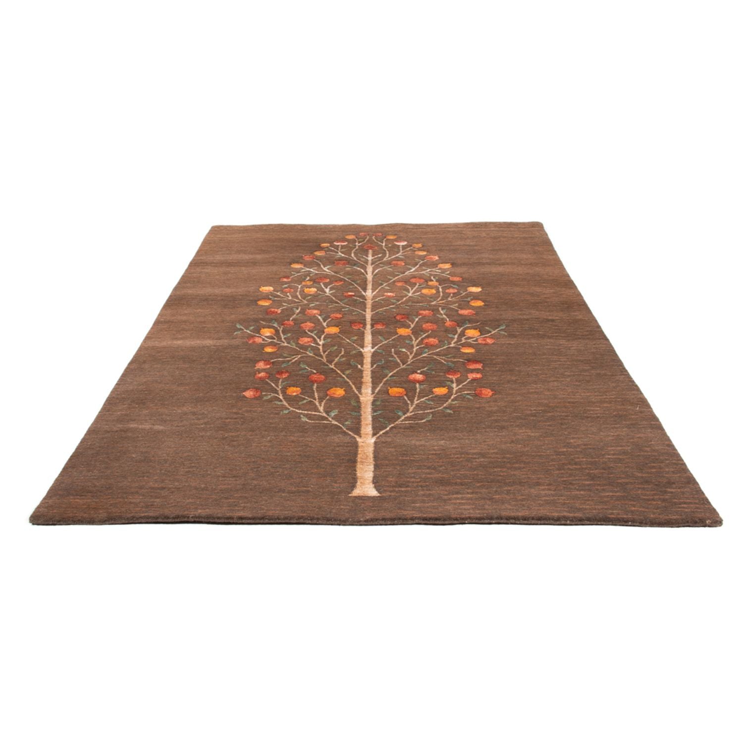 Tapis design - 249 x 187 cm - marron