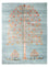 Designer Teppich - 253 x 184 cm - türkis